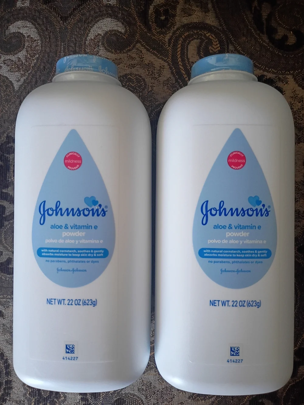 Aloe & Vitamin E Baby Powder - White